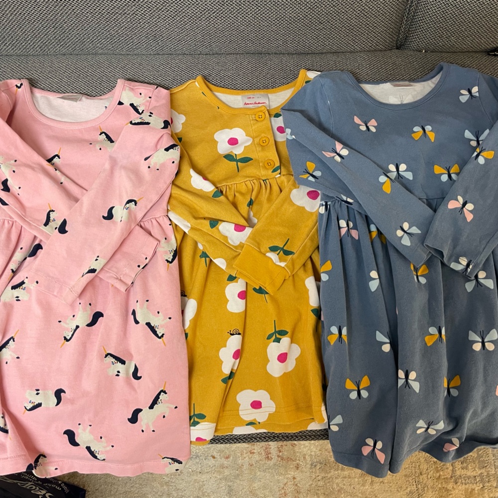 Pack of 3 Hanna Anderson Girl Dresses